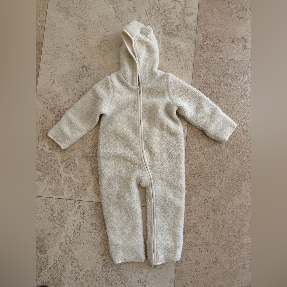 GAP Cream Fleece Kids One Piece